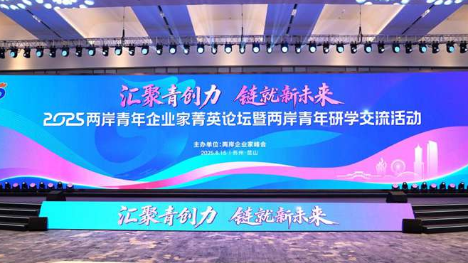 2025两岸青年企业家菁英论坛暨两岸青年研学交流活动在江苏昆山举行