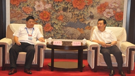 辽宁省政府副省长邴志刚会见全国台企联会长王屏生